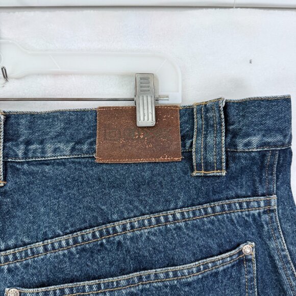 Vintage Boxx Jeans Rough Wear Mens 40x32 (38x28) Blue Hip Hop Baggy Wide Leg Y2K - Picture 13 of 15